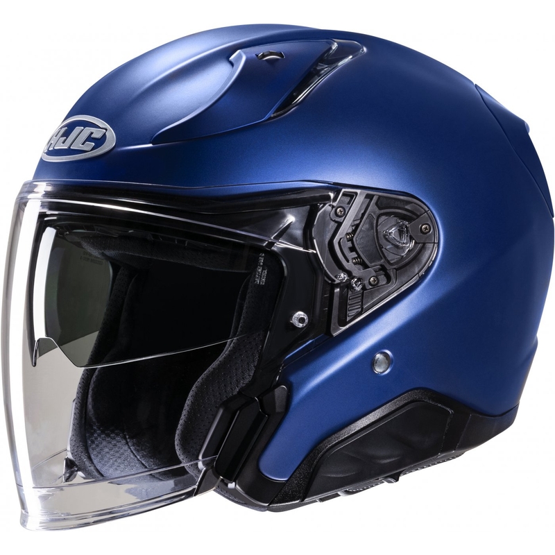 Atviras motociklininko šalmas HJC RPHA 31 Solid semi flat metallic blue