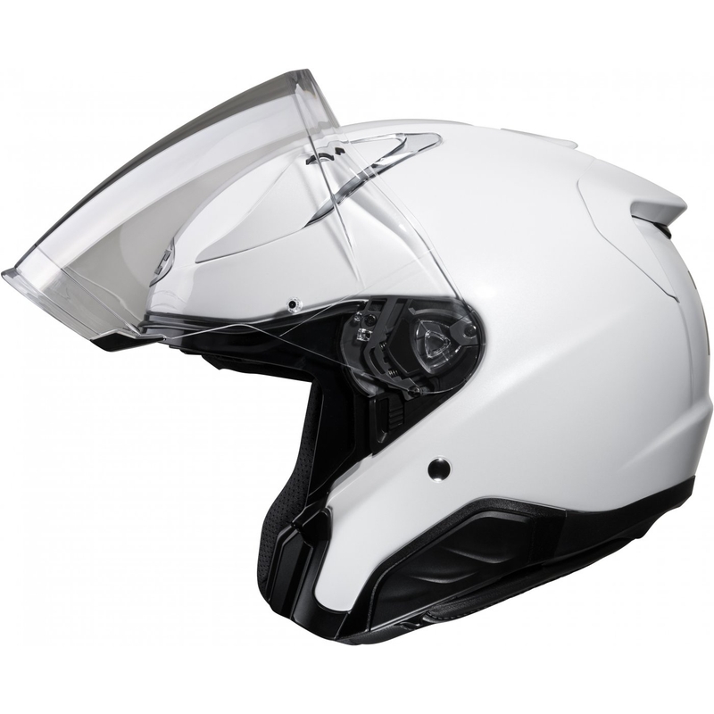 Atviras motociklininko šalmas HJC RPHA 31 Solid pearl white