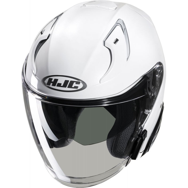 Atviras motociklininko šalmas HJC RPHA 31 Solid pearl white