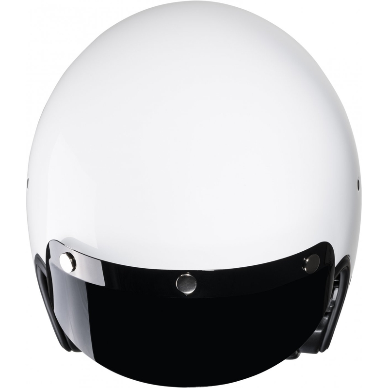 Atviras motociklininko šalmas HJC V31 Solid white