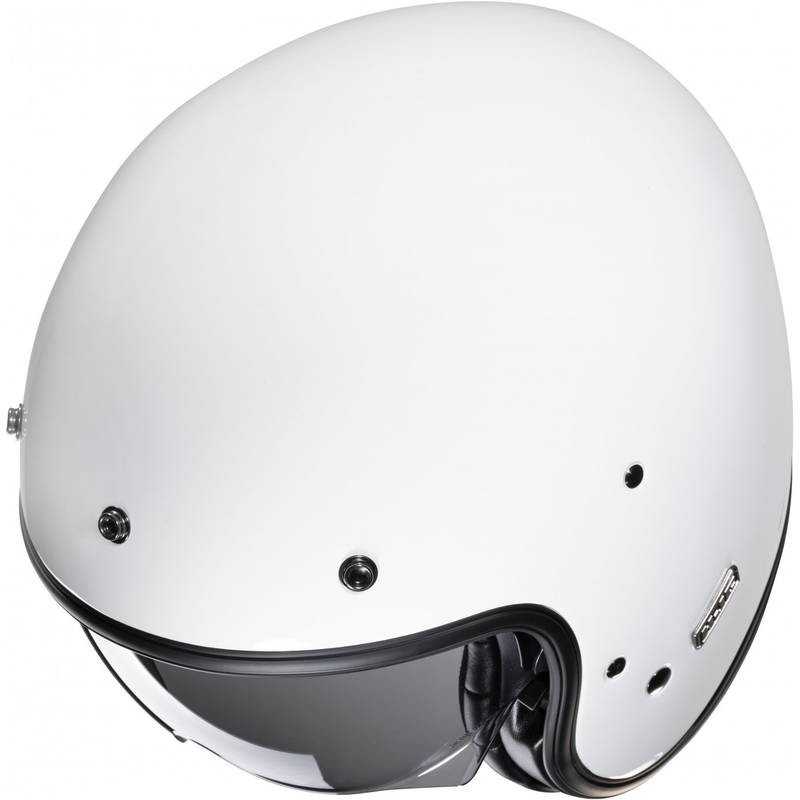 Atviras motociklininko šalmas HJC V31 Solid white