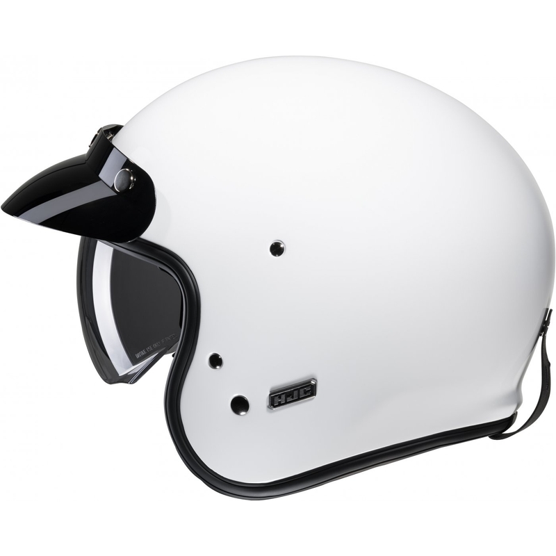 Atviras motociklininko šalmas HJC V31 Solid white