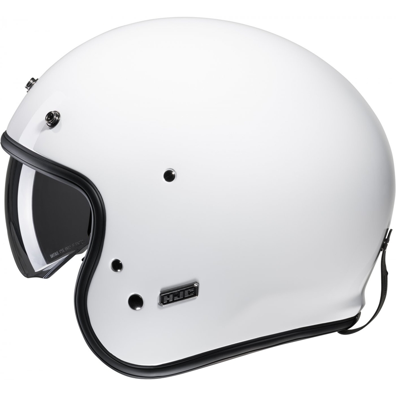 Atviras motociklininko šalmas HJC V31 Solid white