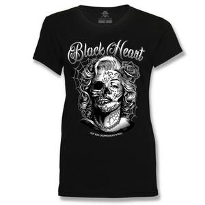 Moteriški marškinėliai "Black Heart Dirty Queen