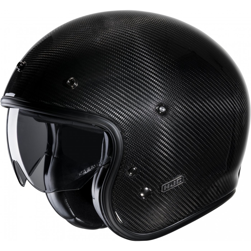 HJC V31 Carbon Open šalmas juodas
