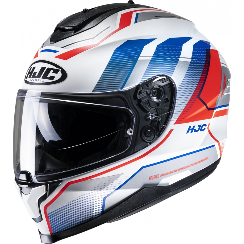Integrální přilba na motorku HJC C70 Nian MC21SF červeno-modro-bílá
