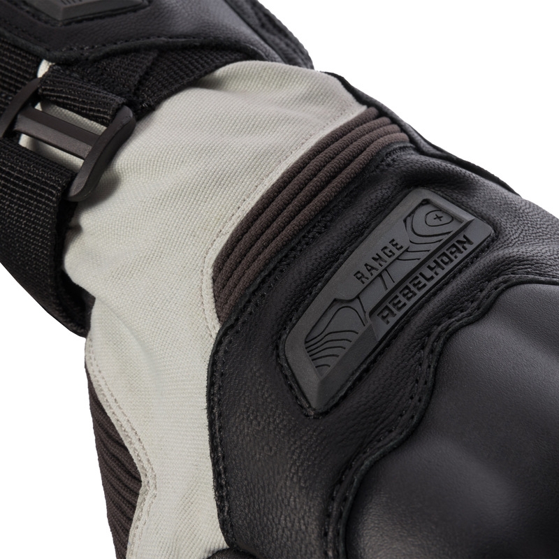 Motociklininko pirštinės Rebelhorn Range black-grey