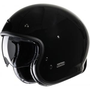HJC V31 Solid Black Atviras motociklininko šalmas