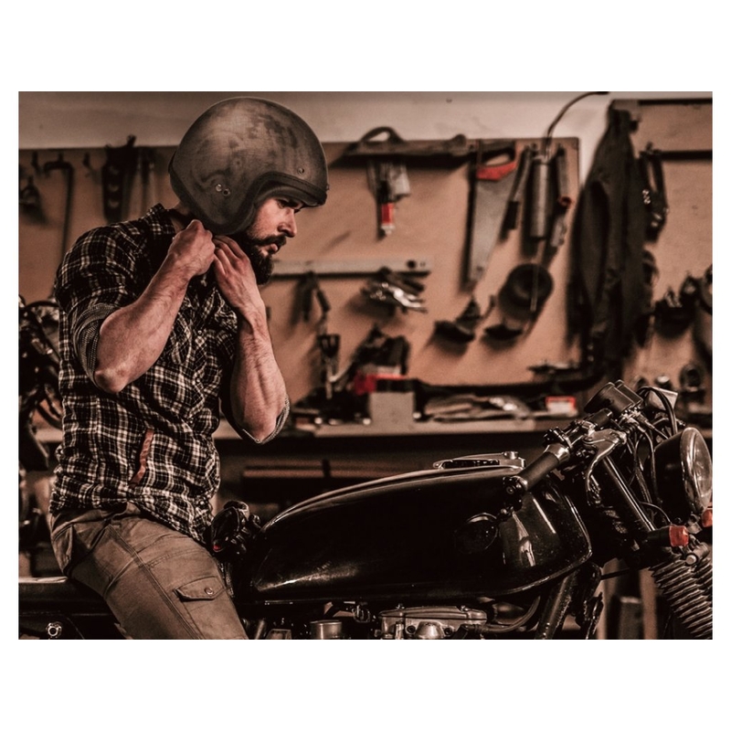Atviras motociklininko šalmas Lazer Mambo Evo Cafe Racer išpardavimas