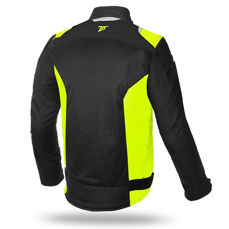 Motociklininko striukė SEVENTY DEGREES SD-JR48 black-fluo yellow