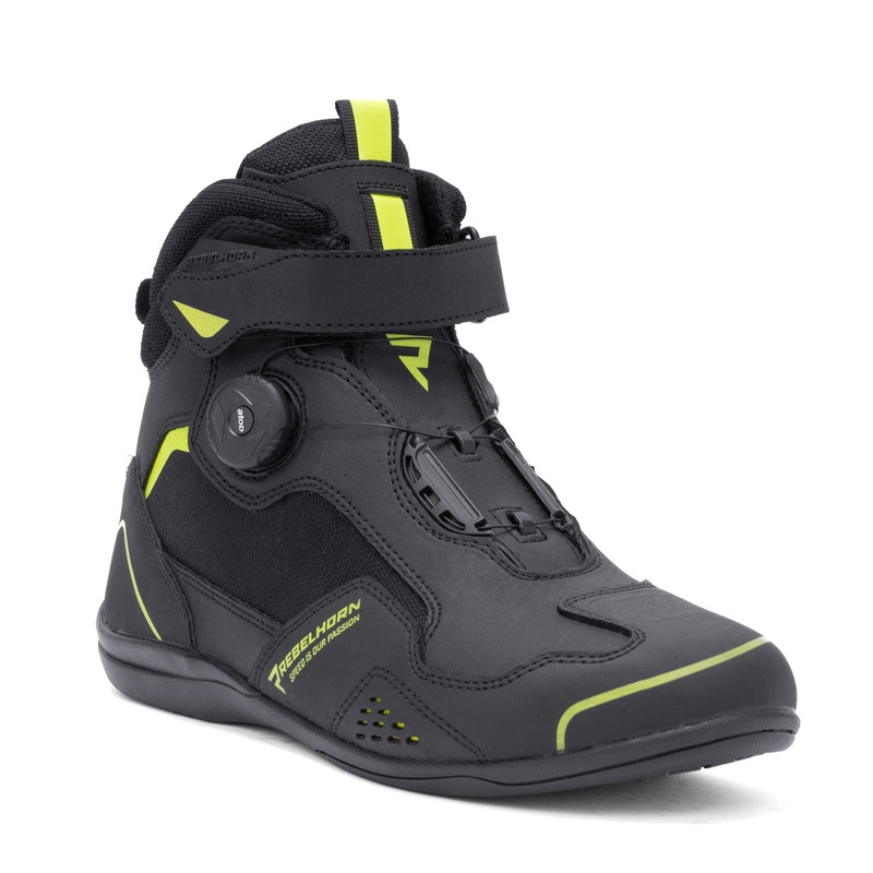 Motociklininko batai Rebelhorn Spark II black-fluo yellow