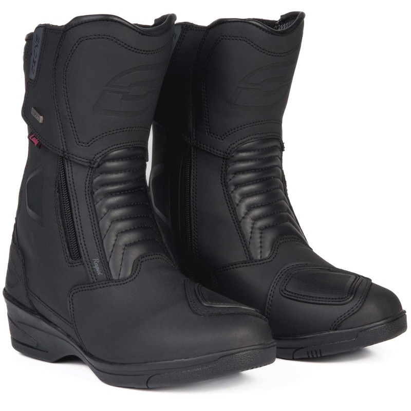 Moteriški Ozone Rapid Black Matte motociklininko batai