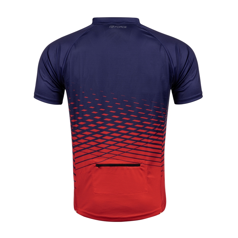 Dres FORCE MTB Angle modro-červený výprodej