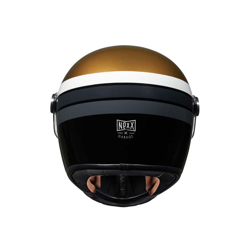 Integrální přilba na motorku NEXX X.G100R Gallon zlato-černá výprodej