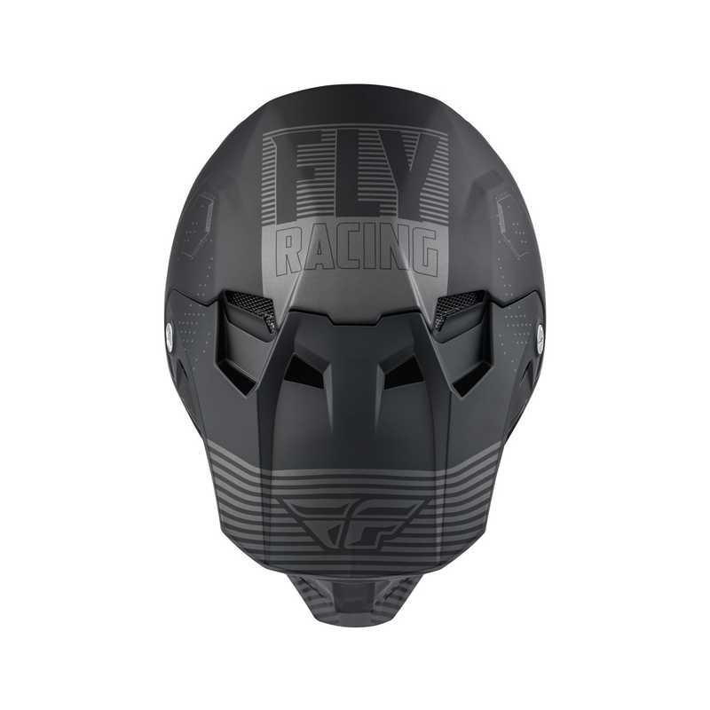 Motokrosová přilba FLY Racing Formula CC Primary černo-šedá matná