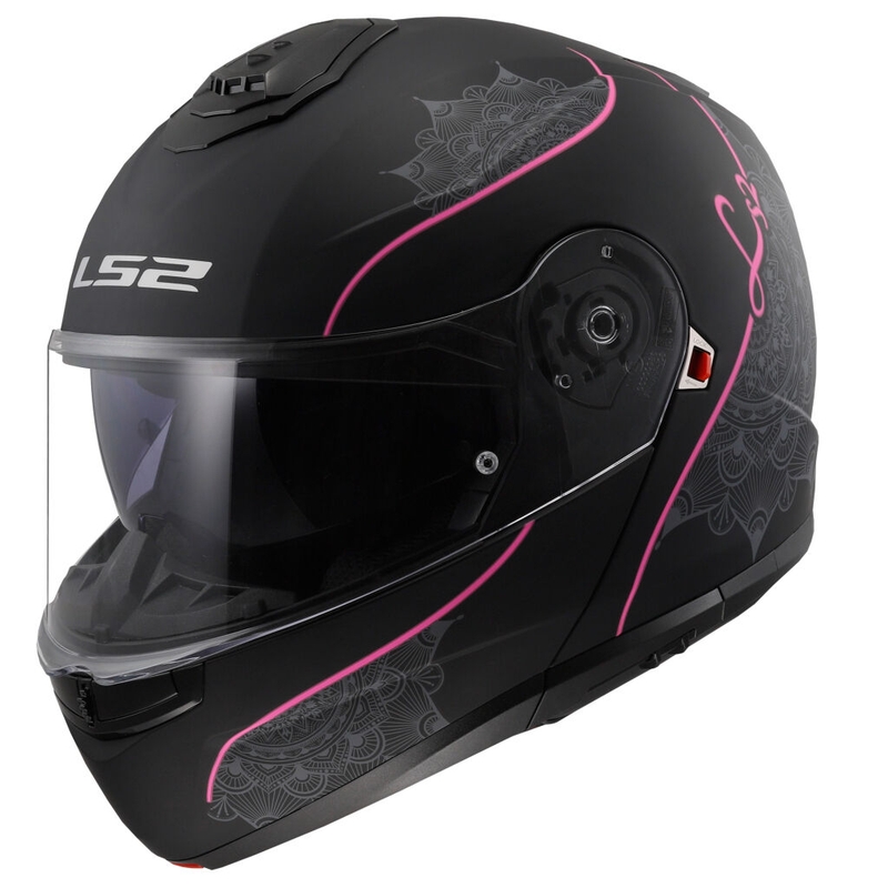 LS2 FF908 Strobe II Lux juoda ir rožinė