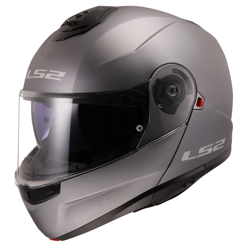 Atverčiamas šalmas LS2 FF908 Strobe II titano matinis