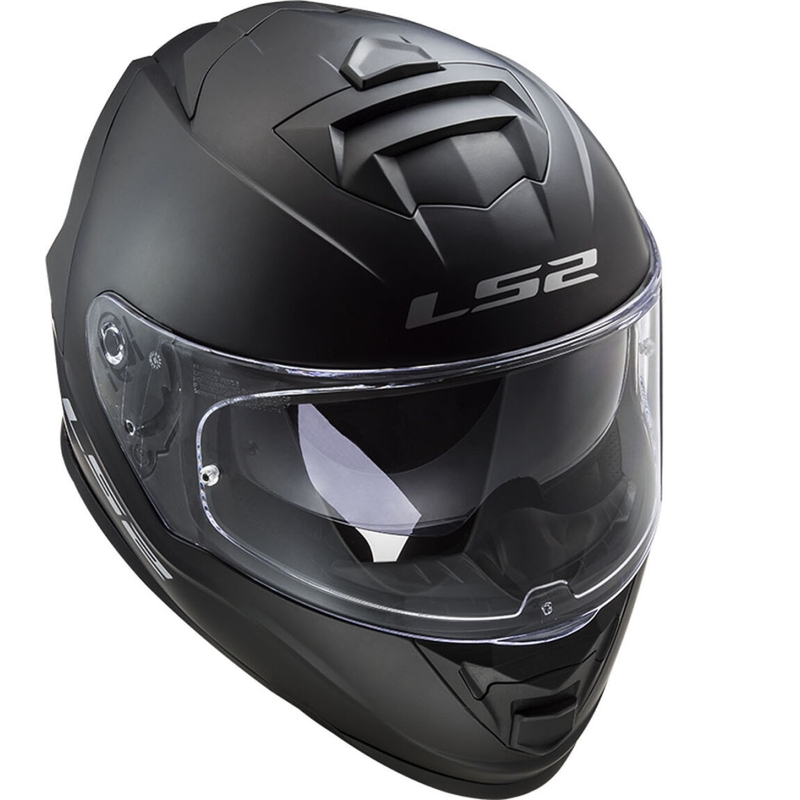 LS2 FF800 Storm II Solid Matte Black Integral Motociklininko šalmas