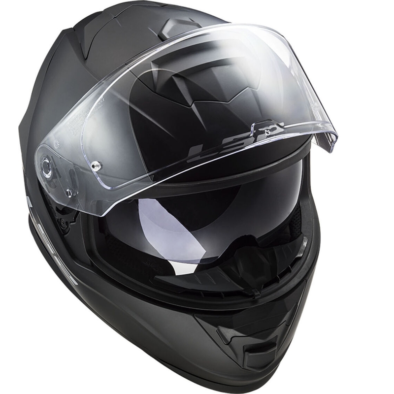 LS2 FF800 Storm II Solid Matte Black Integral Motociklininko šalmas