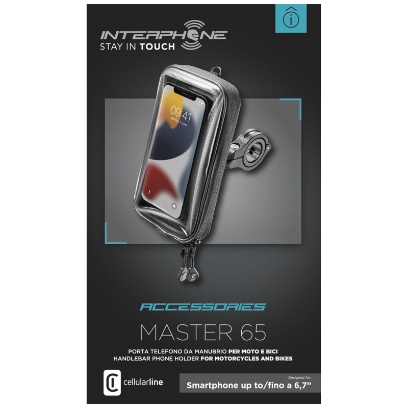Universalus vandeniui atsparus dėklas "Interphone Master", iki 6,7"