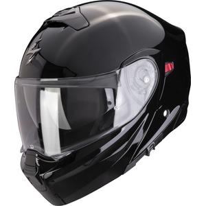 Apverčiamas motociklininko šalmas Scorpion EXO-930 EVO Solid black