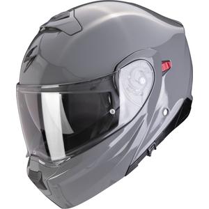 Apverčiamas motociklininko šalmas Scorpion EXO-930 EVO Solid grey