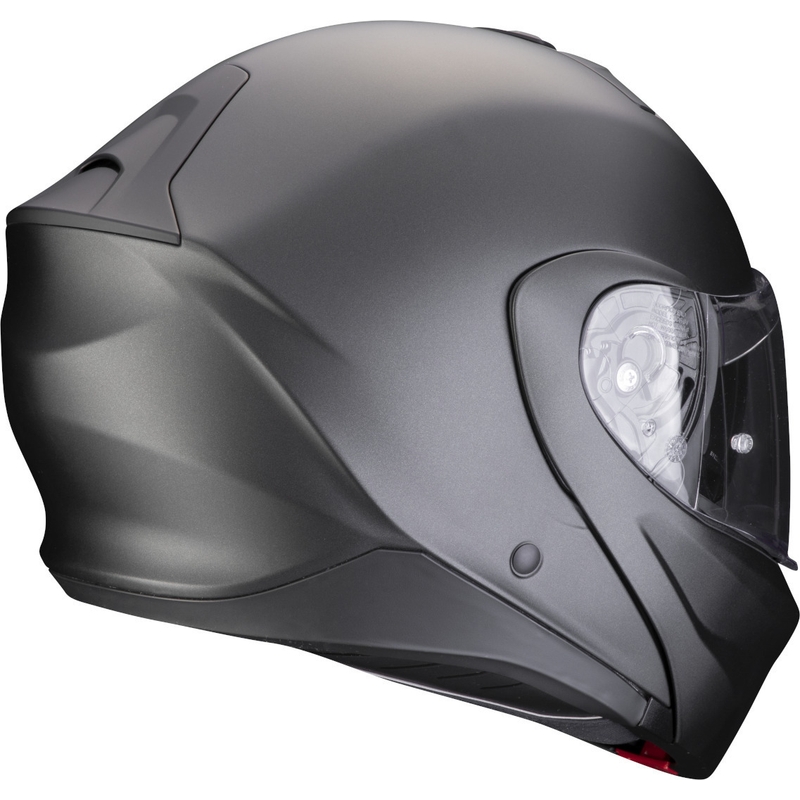 Apverčiamas motociklininko šalmas Scorpion EXO-930 EVO Solid black matt