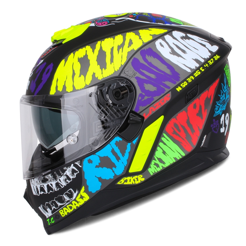 Integrální přilba na motorku Lazer Rafale Evo Mexicana multicolor