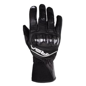 Motociklininko pirštinės RSA Airvent 2 juodos ir baltos spalvos