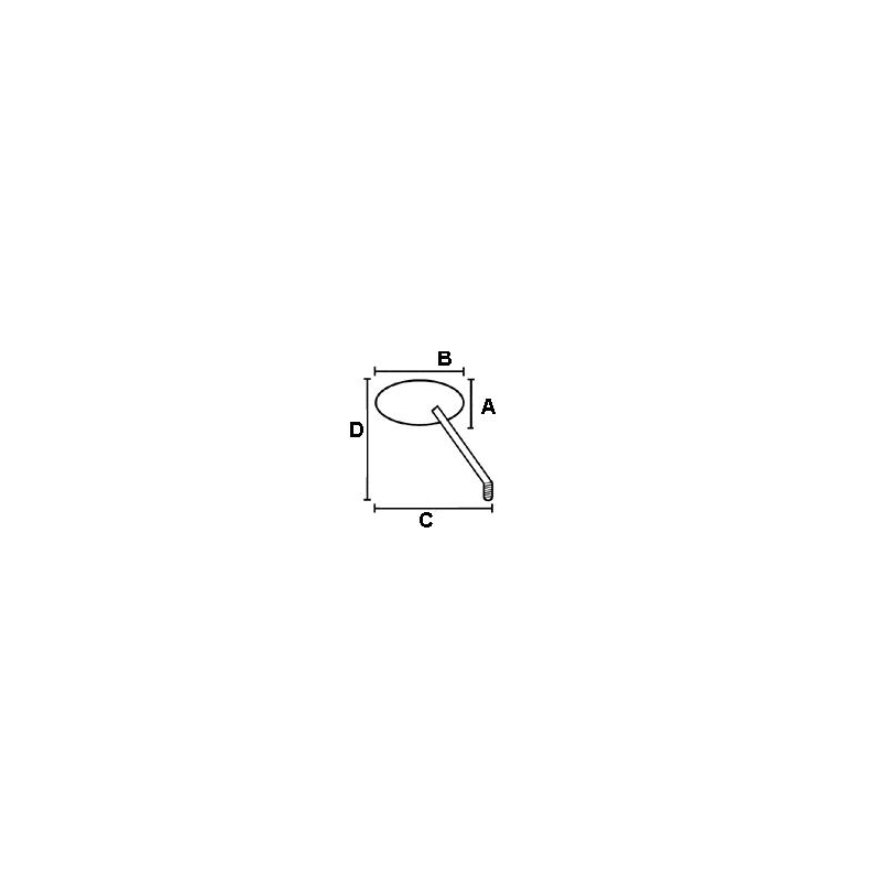 Moto zrcátko univerzální-Louis