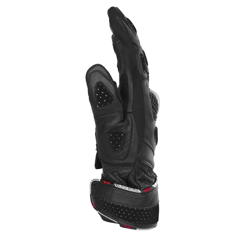 Moteriškos motociklininko pirštinės RSA RX2 black