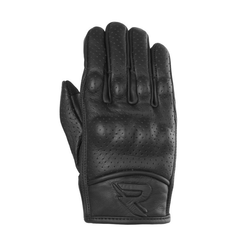 Motociklininko pirštinės Street Racer Striker 2 black perforated
