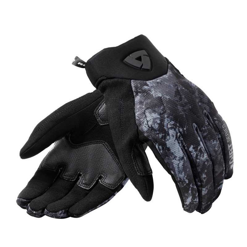 Motociklininko pirštinės Revit Continent black-grey