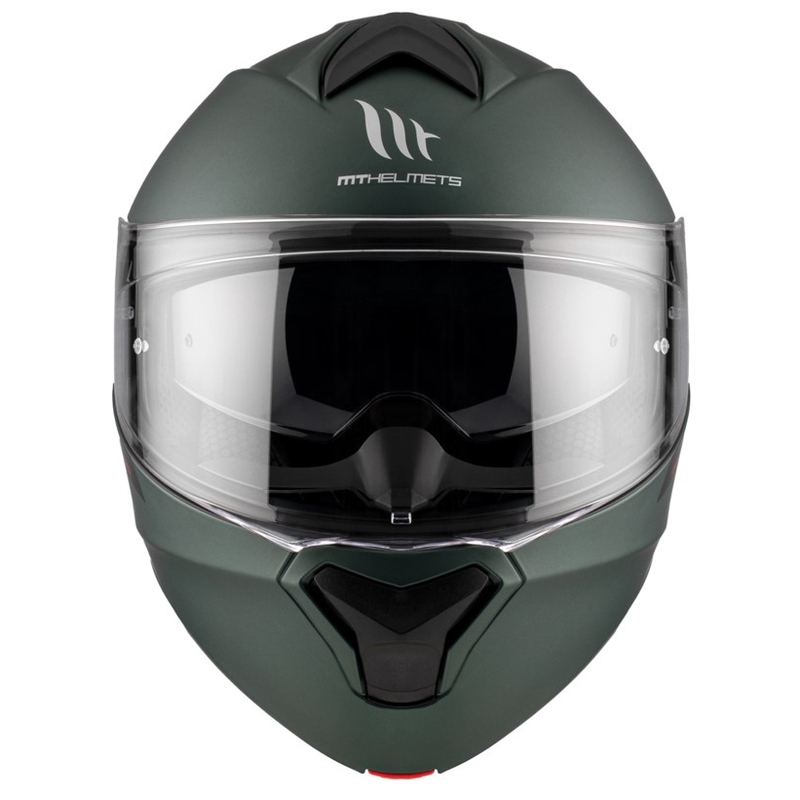 MT Genesis SV Solid A6 motociklininko šalmas žalias matinis