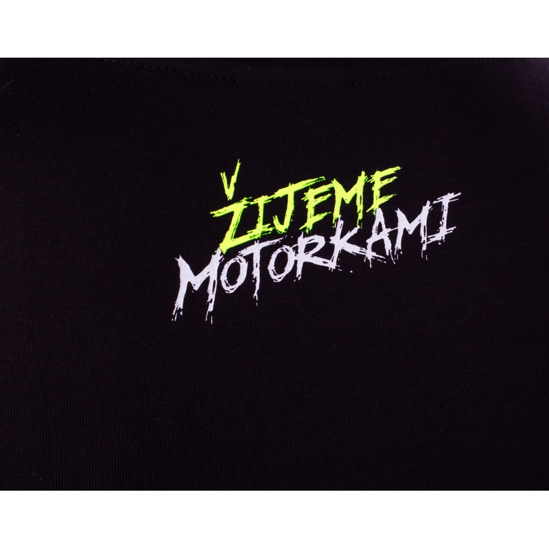 MotoZem berniukų marškinėliai - Mes gyvename su motociklais