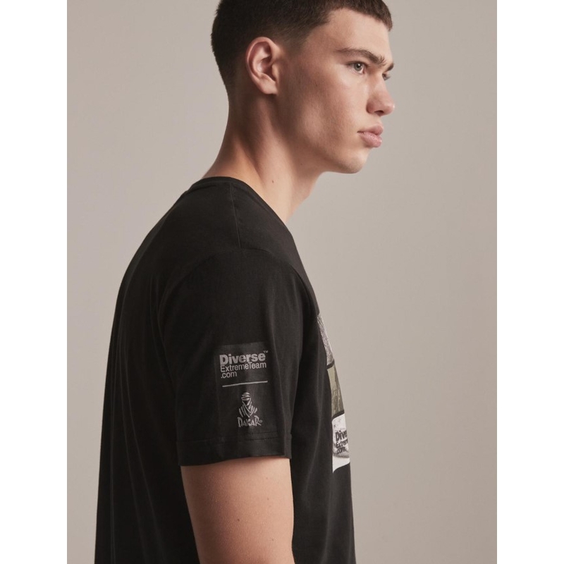 Marškinėliai DAKAR DKR Photo black