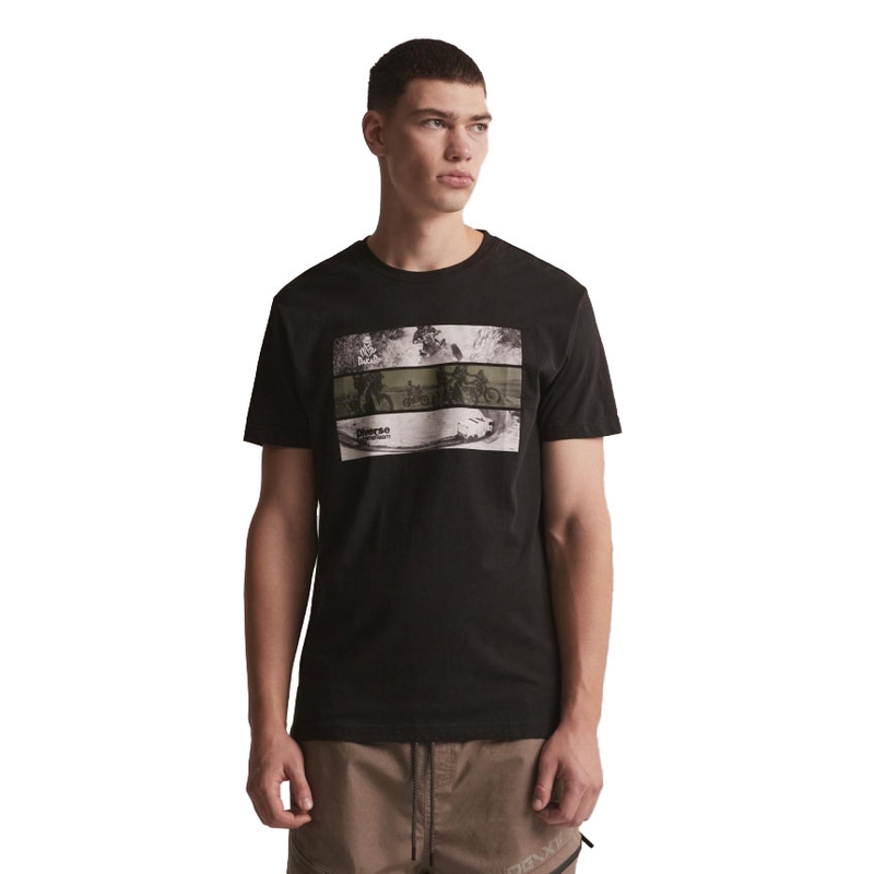 Marškinėliai DAKAR DKR Photo black