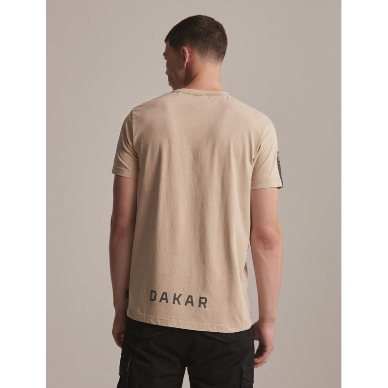 Marškinėliai DAKAR DKR Wash 02 beige