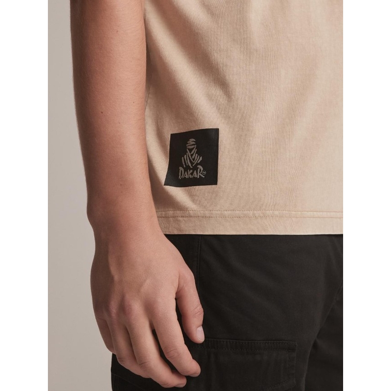 Marškinėliai DAKAR DKR Wash 02 beige