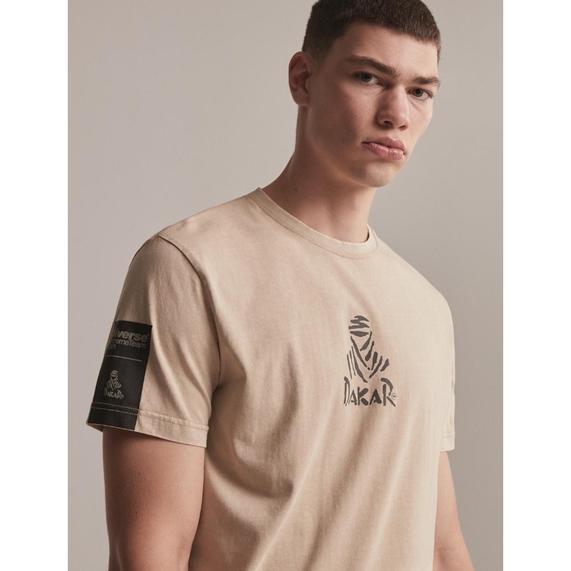 Marškinėliai DAKAR DKR Wash 02 beige