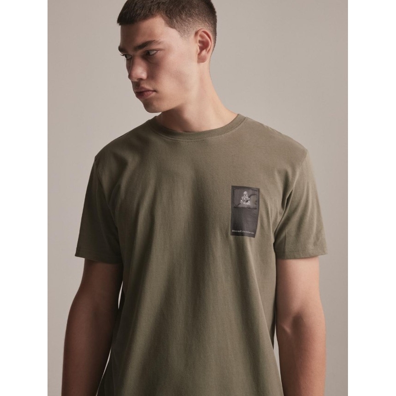 Marškinėliai DAKAR DKR Patch khaki