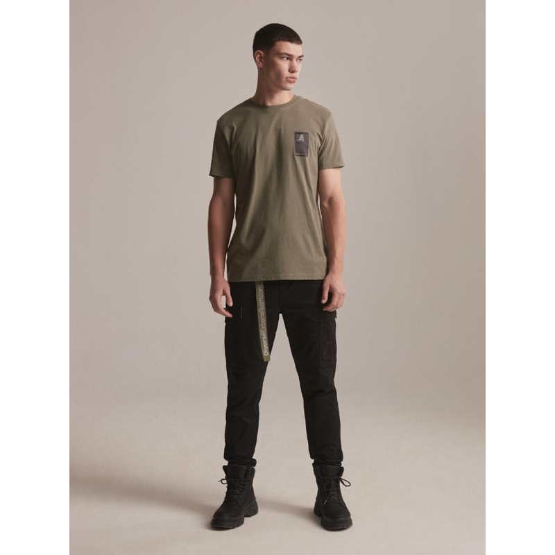 Marškinėliai DAKAR DKR Patch khaki