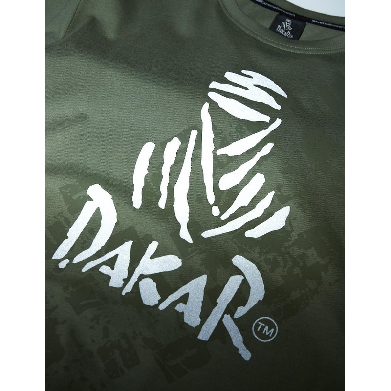 Marškinėliai DAKAR DKR AU 03 chaki spalvos