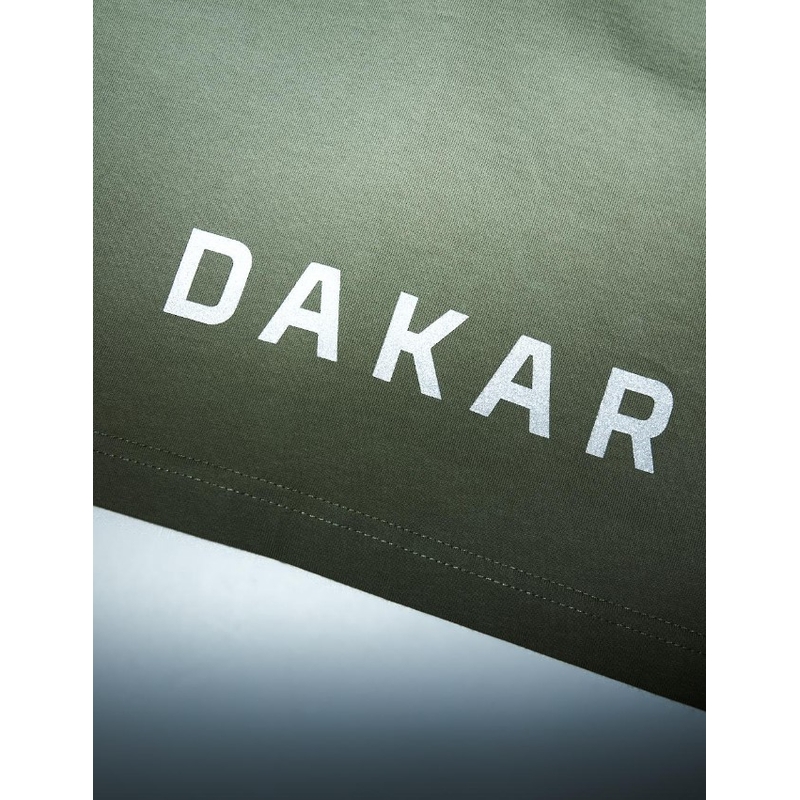 Marškinėliai DAKAR DKR AU 03 chaki spalvos