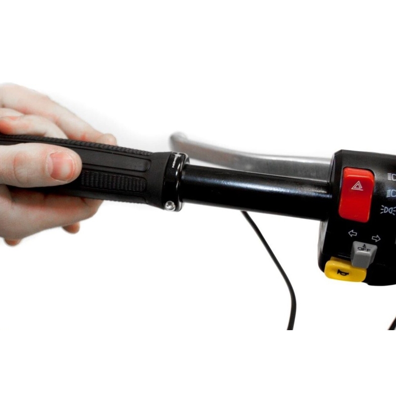 Šildomos rankenos SYMTEC ATV Clamp On High/Low RR juodos spalvos