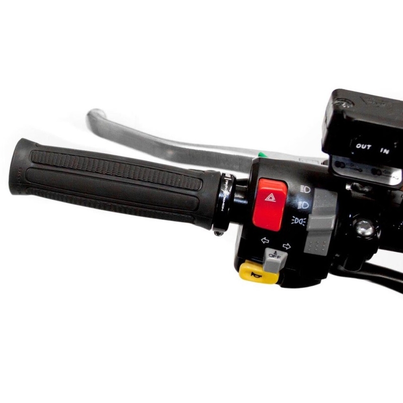 Šildomos rankenos SYMTEC ATV Clamp On High/Low RR juodos spalvos