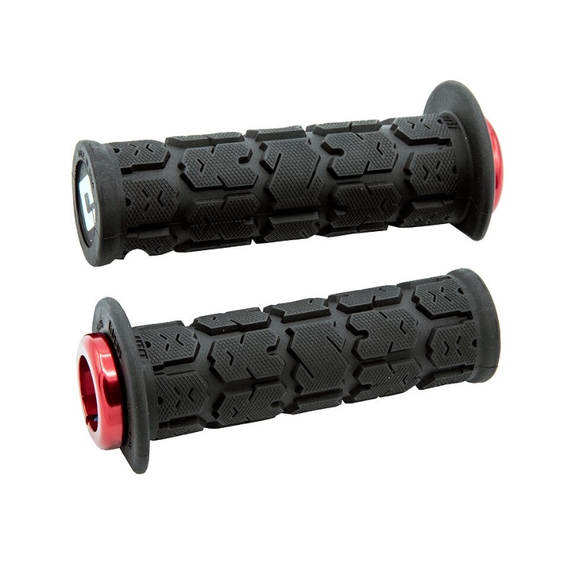 Rankenos ODI ROGUE ATV LOCK-ON V2.1 125mm juoda-raudona