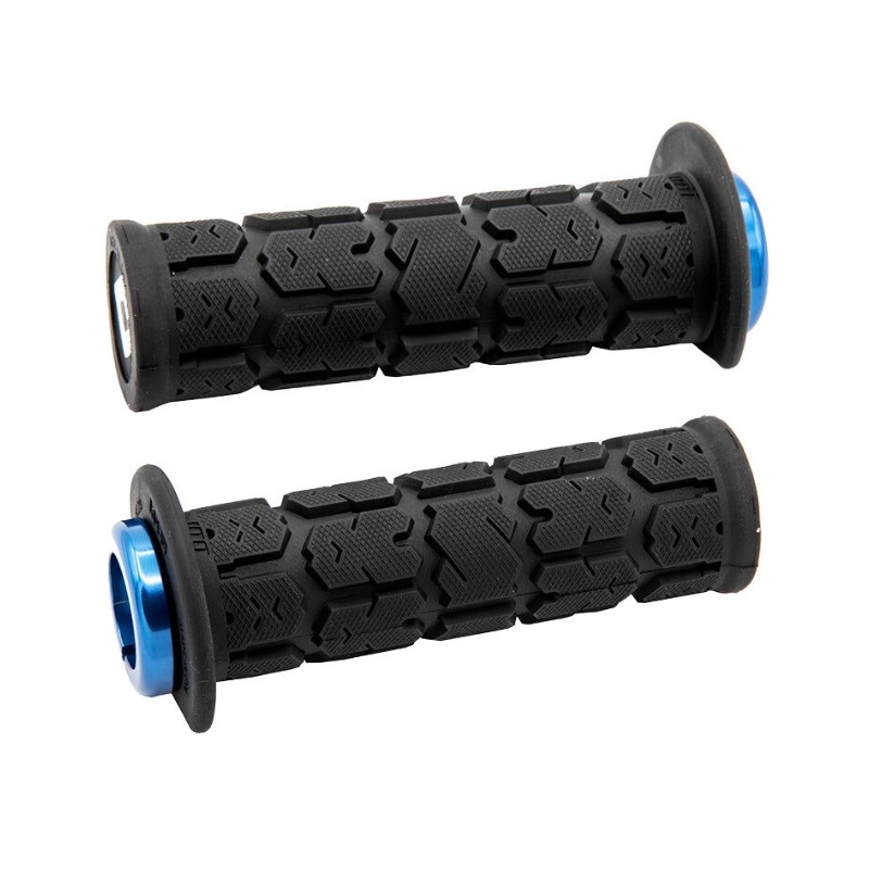 Rankenos ODI ROGUE ATV LOCK-ON V2.1 125mm juodai mėlynos