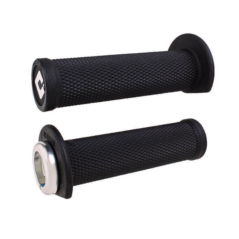 Rankenos ODI RUFFIAN ATV LOCK-ON V2.1 125mm juoda-sidabrinė