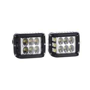 LED žibintai keturračiams motociklams SHARK LED SINGLE SIDE SHOOTER, CREE LED, 45W SET